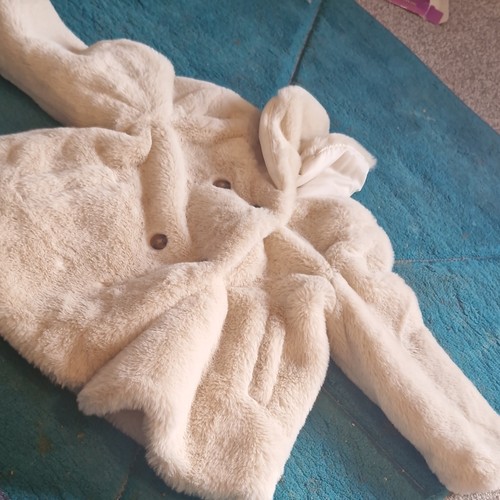 Cappotto bambina bianco