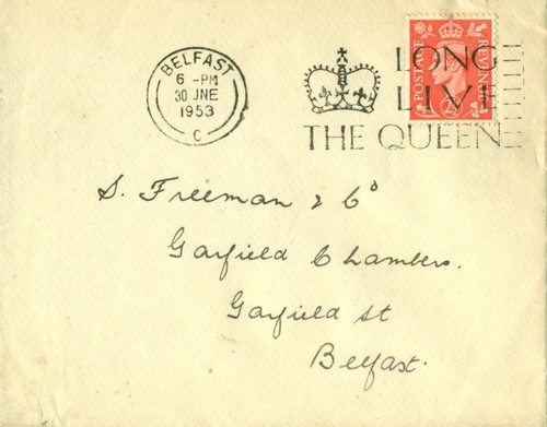 North ireland 1953 cover - 1953,