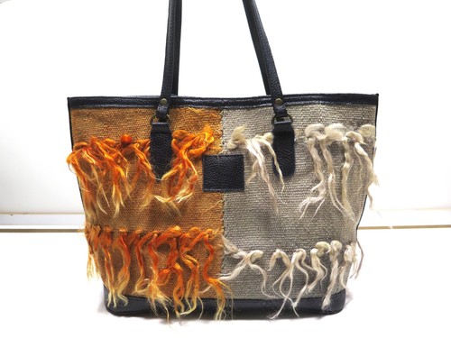 Borsa donna pelle kilim - da,