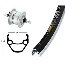 ruota anteriore 26x1.75 dinamo