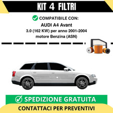 Kit 4 Filtri Tagliando per