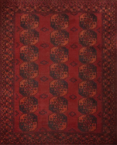 Tappeto antico lana 7x9 - , piedi