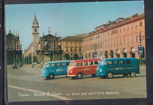 Cartolina torino piazza - torino, s