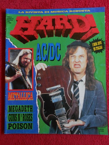 Rivista hard 1992 ac - 32/1992, ac/dc