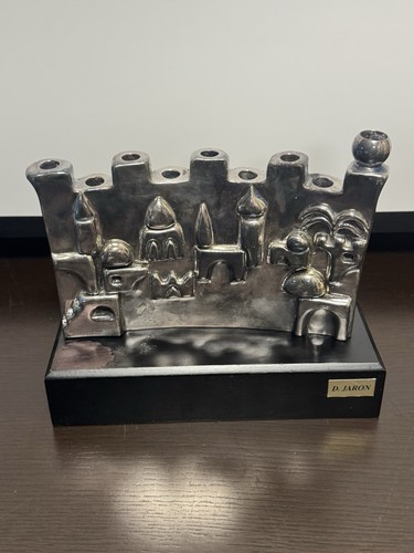 Menorah placcata sterling