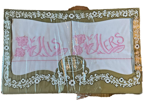 Coppia due federe vintage - , mr