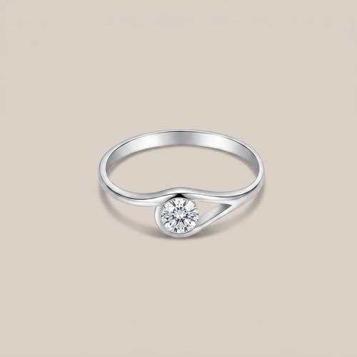 Anello vero argento - in,