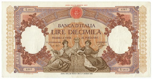 10000 lire capranesi - 10000,