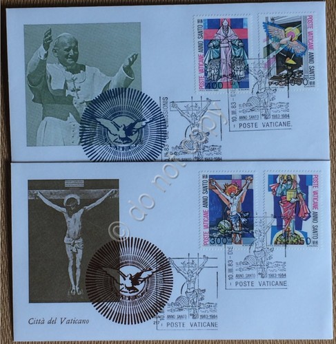 Fdc ala vaticano 1983 - vaticano, anno