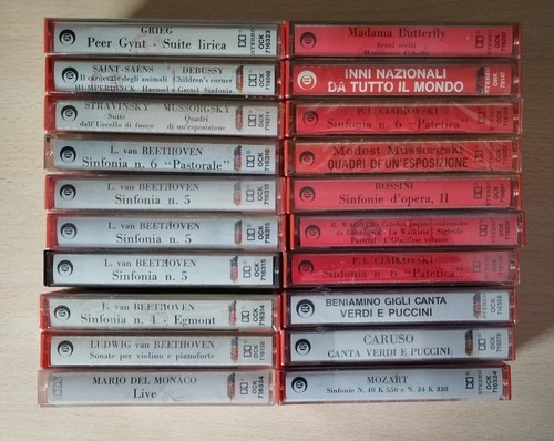 Lotto musicassette musica - musicassette,