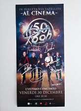 Poster Locandina *ORIGINALE* POOH 50 | L'ultimo concerto