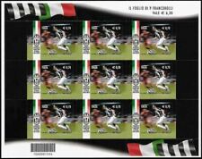 Italia 2013 Juventus Campioni d'Italia Calcio/bandiera/stemma/foglio 9v MNH