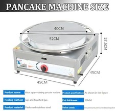 Crepiera commerciale 40 cm