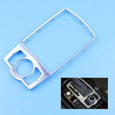 4 F0864260 Telaio Console MMI Anteriore Argento Cromato Cover per AUDI A6 C6 S6