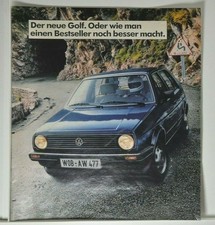 VW Volkswagen Golf 2 depliant