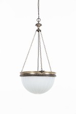 Grande lampadario antico 16" Jefferson pietra di luna plafonnier lampadario lampada a sospensione