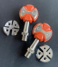Set pedali Speedplay Zero Ti, arancione, 165 g (SOLO PEDALI) & set papillon Zero extra