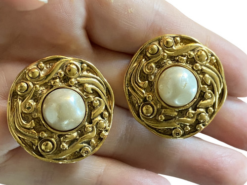 Orecchini vintage chanel tono - vintage,