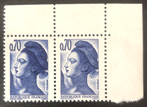 France 2240a double frappe - (double,