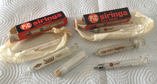 Lotto siringhe vintage - lotto,