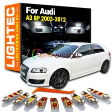 AUDI A3 8P 2003-2012 PREMIUM Kit Aggiornamento Luci Interne Led - Lampadine Bianche UK