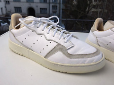 Adidas EE6034 SUPERCOURT scarpe uomo sneaker pelle bianca taglia 44 (UK9,5) nuove