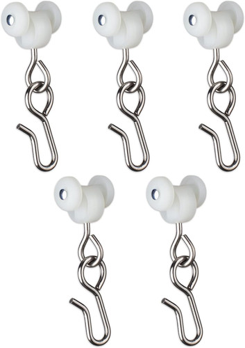 Ganci per tende porta - porta, rulli