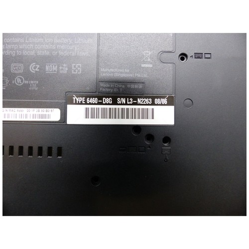 Lenovo thinkpad t61 type - t61,