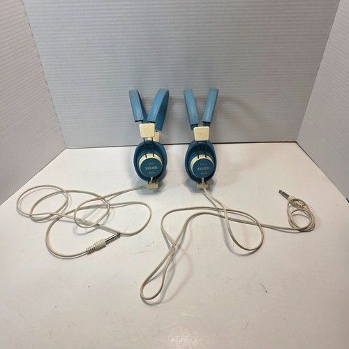 Coppia cuffie blu retrò - coppia,