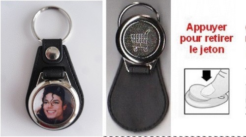 Porte cles michael jackson - cles,