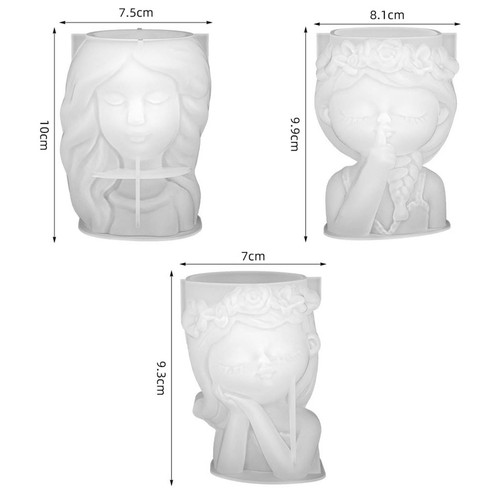 Ragazza vaso silicone - vaso, in