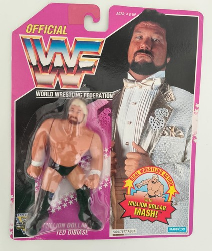 Ted dibiase wwf hasbro moc - wwf,