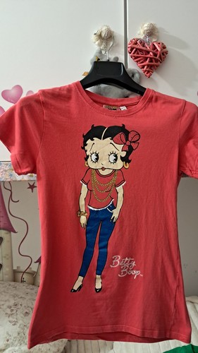 Betty boop maglietta maniche - boop,