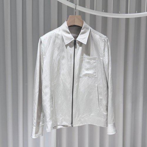 Brioni pearl bomber jacket - pearl,