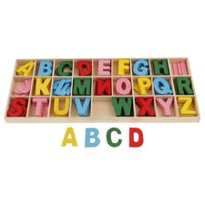 Lettere alfabeto colorato in