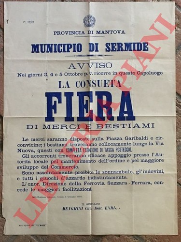 Fiera annuale merci - annuale,