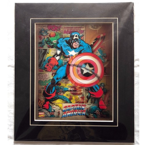 Capitan america quadro 3d - capitan,