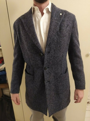 Cappotto sartoriale monopetto
