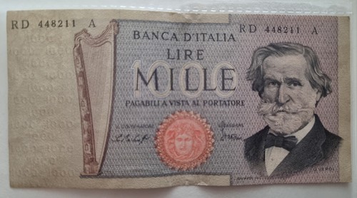 Banconota mille 1000 lire - mille,