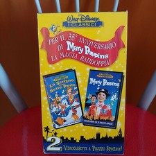 VHS VS4778 e VS4779 MARY POPPINS 35° ANNIVERSARIO WALT DISNEY COFANETTO VJ0004