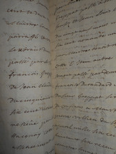 1720 ANTICO MANOSCRITTO