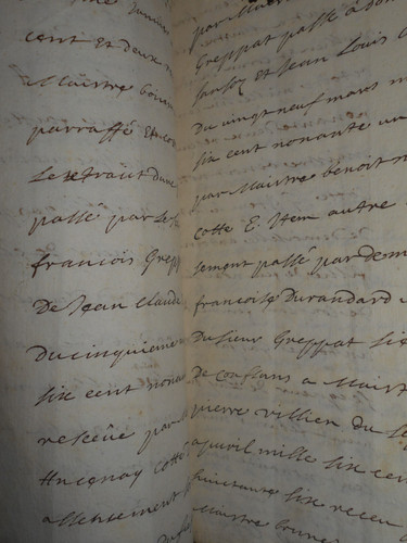 1720 antico manoscritto - antico,