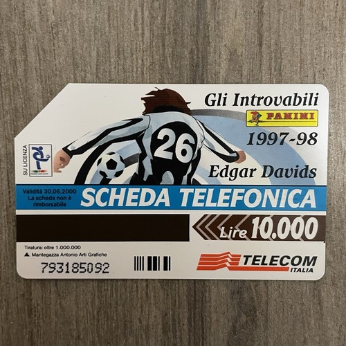 Scheda telefonica rara edgar - scheda,