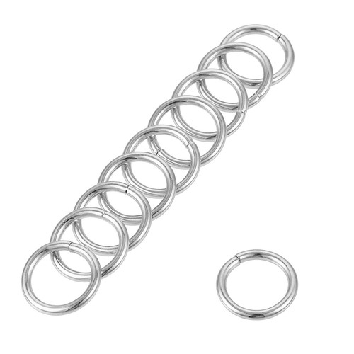 10mm metal rings - o, for