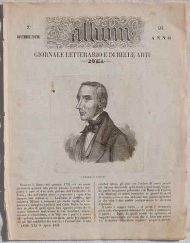 Album roma aprile 1854 - aprile,
