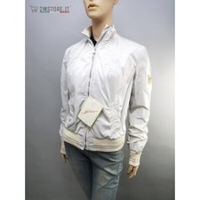 Giubbino Bomber Donna Impermeabile MONTECORE Grigio Platino CAMERELLE W Vintage