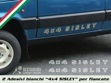 2 ADESIVI logo scritta 4x4