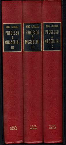 Processo mussolini volumi - mussolini, 3