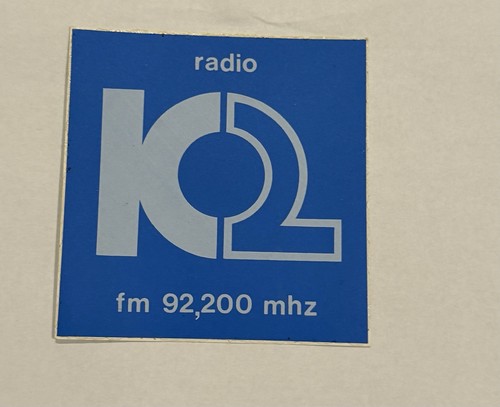 Adesivo vintage anni radio - adesivo,