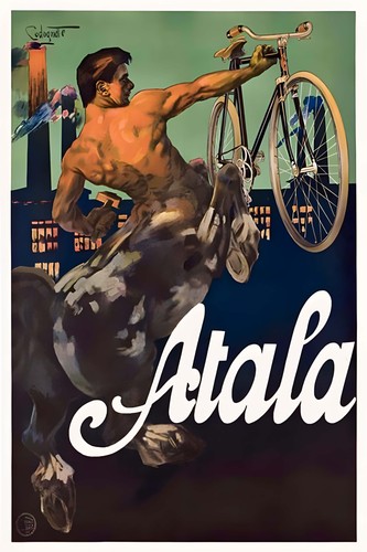 Poster vintage bicicletta - poster,